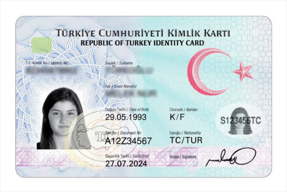carte d'identité turque