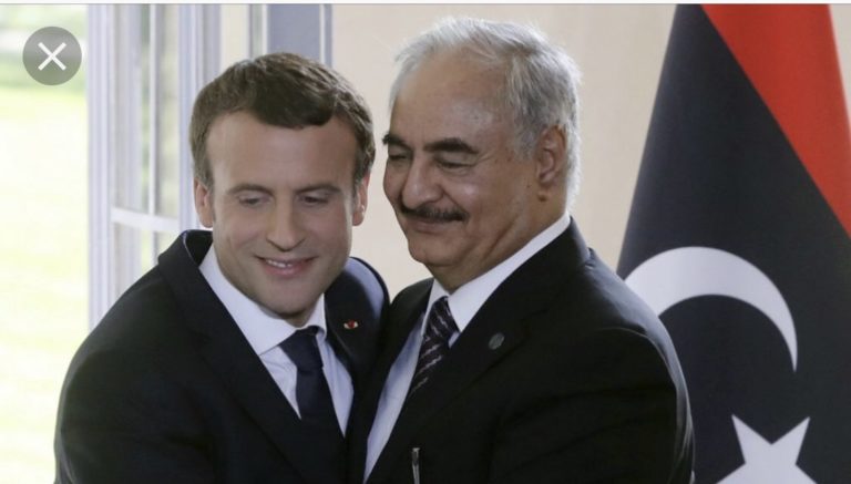 macron Haftar Libye Turquie