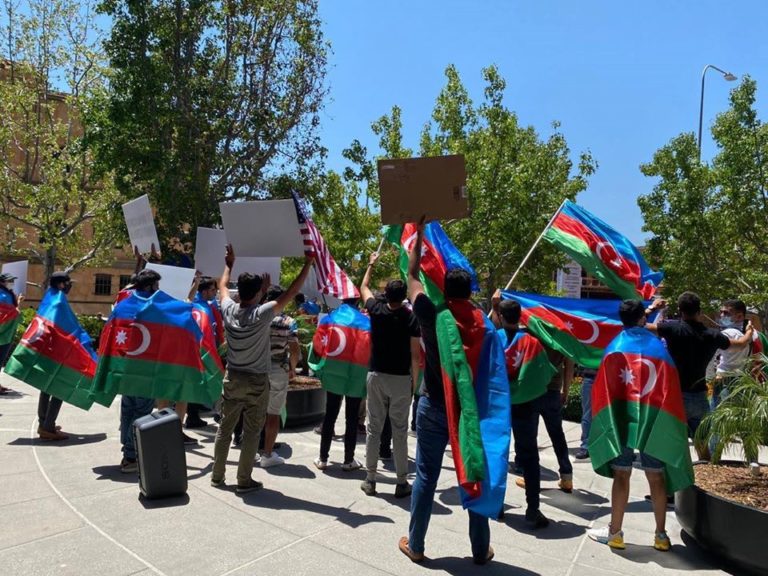 manifestation Azerbaïdjan