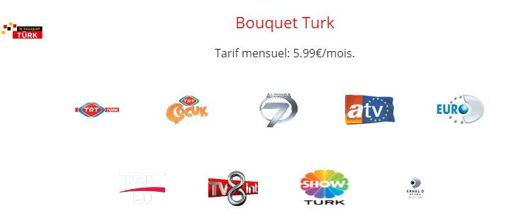 chaines turques freebox