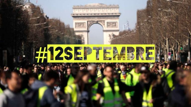 12 septembre manifestations