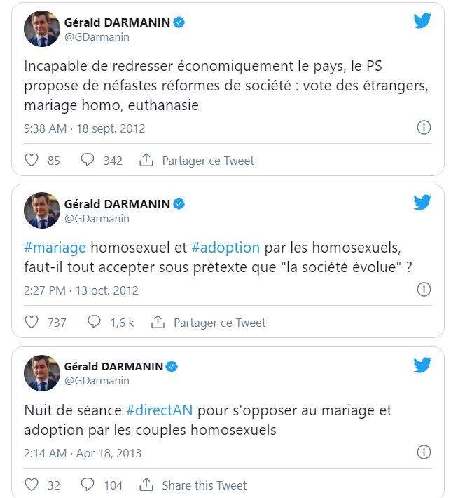 darmanin mariage pour tous