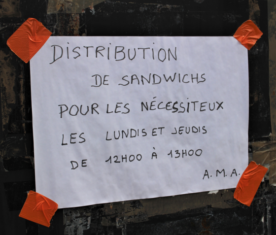 distribution alimentaire dans les banlieues
